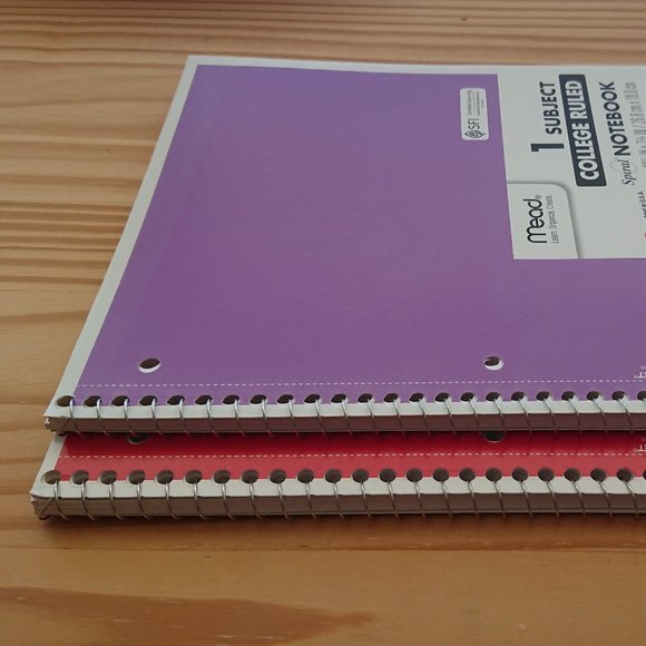 Two Spiral Notebooks, 70 College Ruled Sheets - Picture 4 of 12